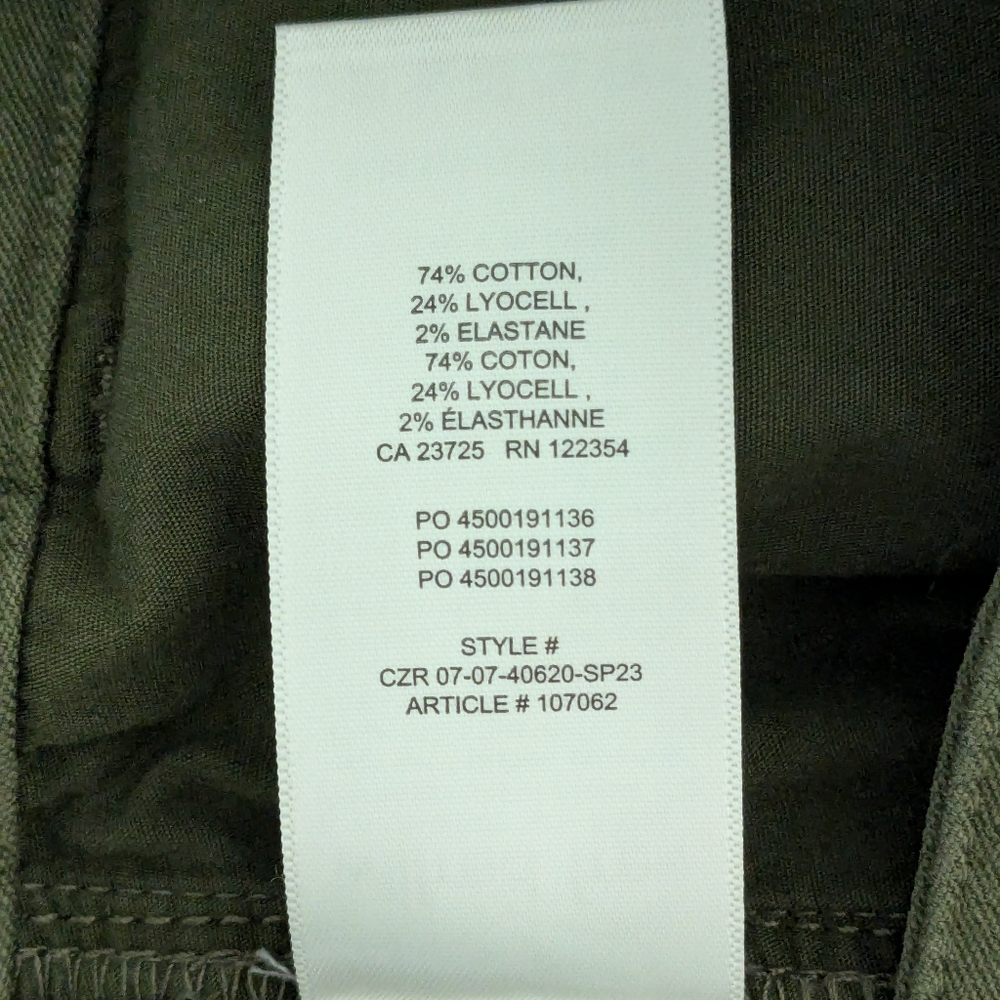 🫒 Aritzia Wilfred Free Cotton Lyocell Havasu Cargo Skirt, 8 - Picture 7 of 17